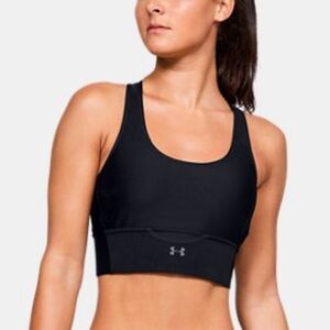 Under Armour Cross Back Clutch Bra - Black Size M